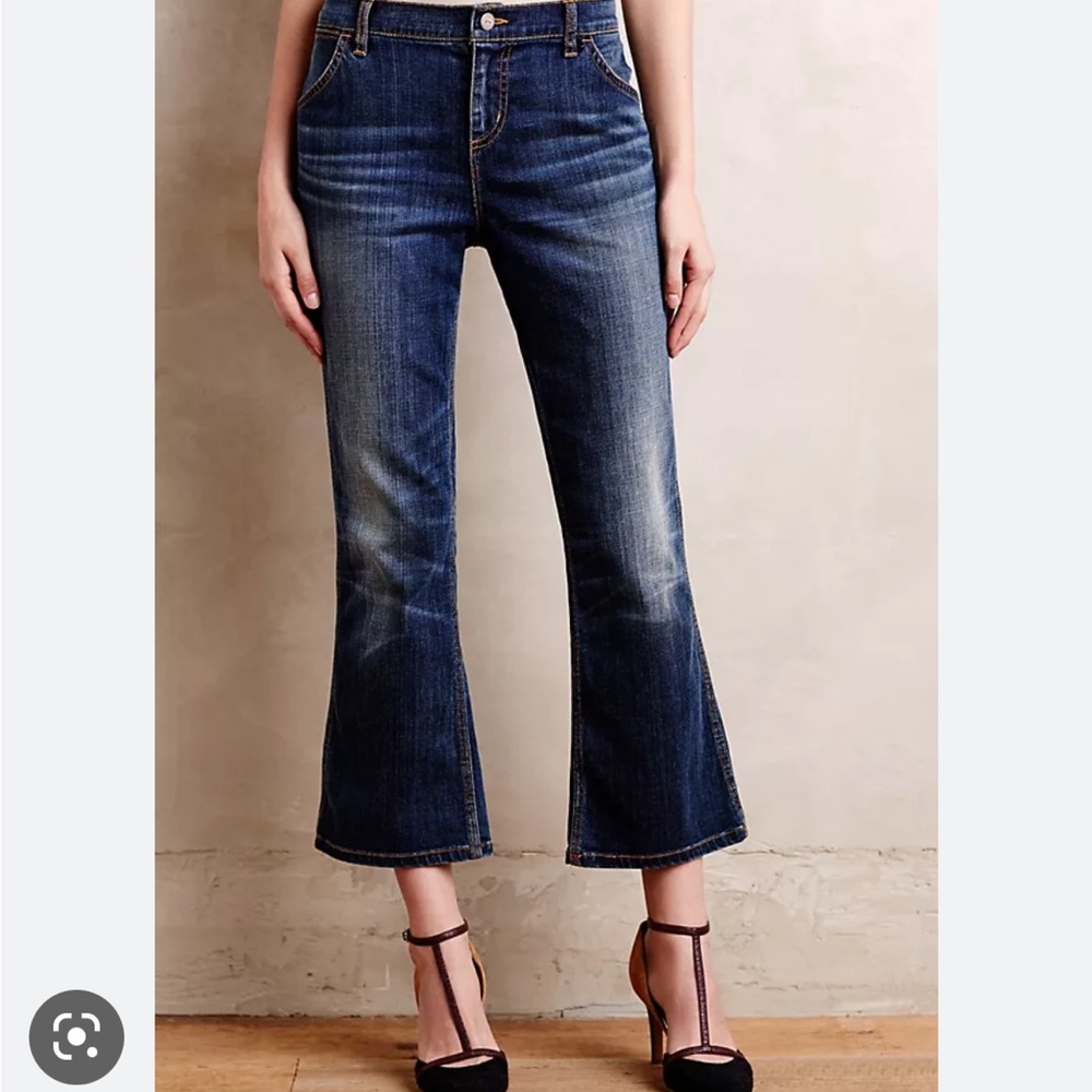 Anthropologie Pilcro and the letterpress Stet flare jeans 27